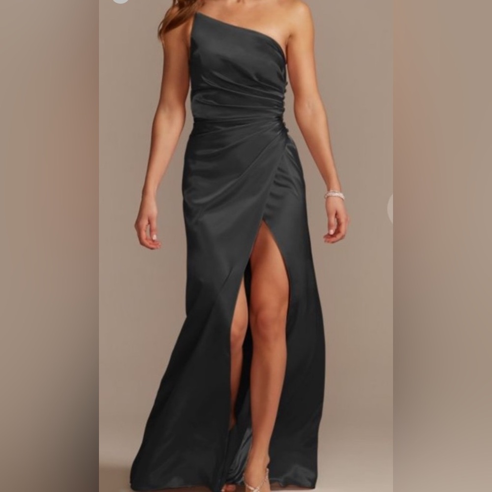 🖤 Galina Signature One-Shoulder Black Dress – Formal, Cocktail, Prom, Wedding
